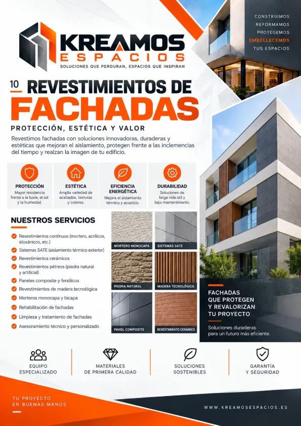 Revestimientos de Fachadas - Kreamos Espacios