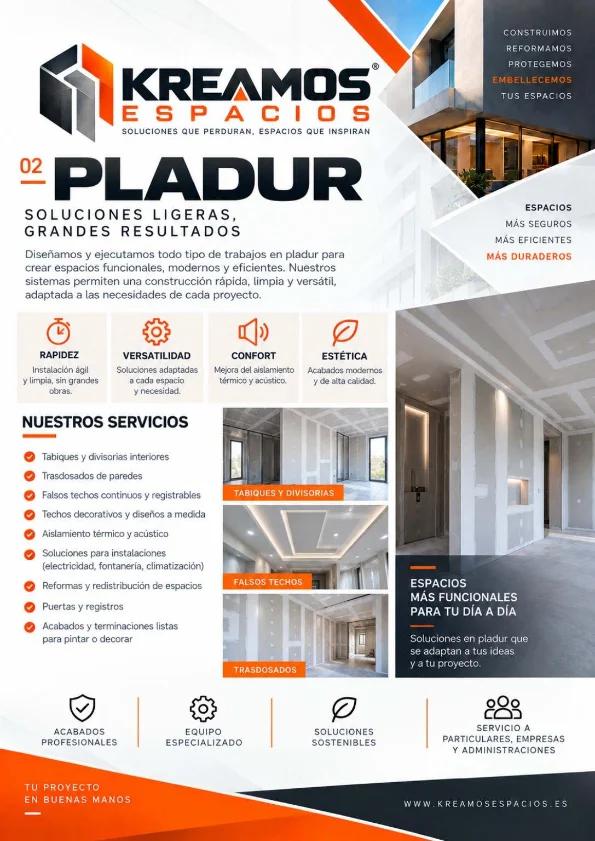 Pladur (Techos y Tabiquería) - Kreamos Espacios