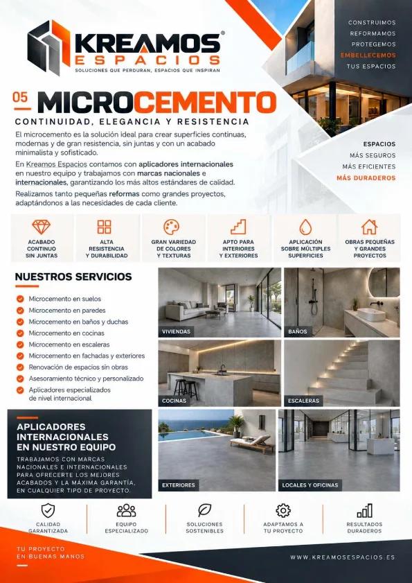 Microcemento - Kreamos Espacios